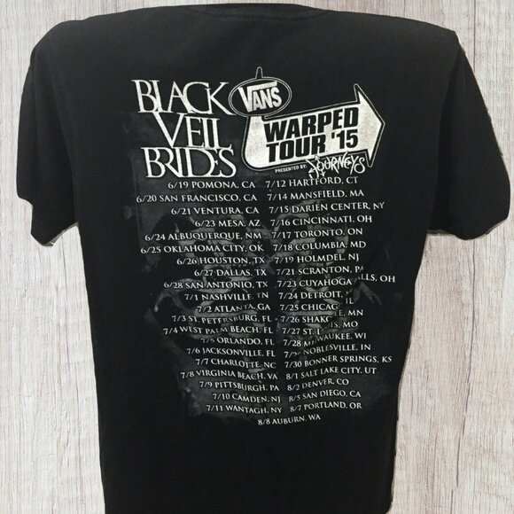 Black Veil Brides Summer Tour '15 T-Shirt - Picture 3 of 3